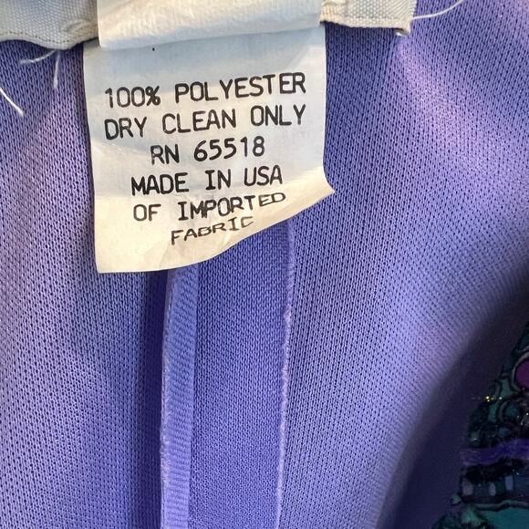 Vintage Patra Stenay 2 Pcs Dress w/ Jacket Paisley Whimsigoth Womens Sz 22 Multi - Picture 9 of 9